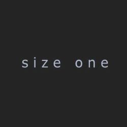s i z e   o n e